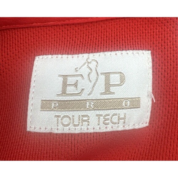 EP Pro Tour Tech Sleeveless Women’s RED Golf Shirt Polyester Spandex SZ 1X - Picture 7 of 8